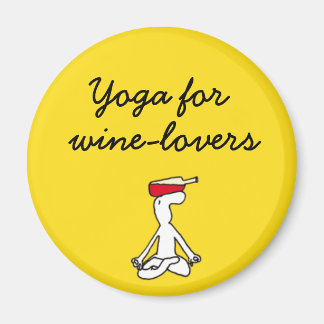 Yoga para el imán amarillo de los ganados