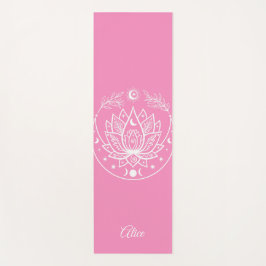 Yoga personalizado Mat Meditation Gift Pink