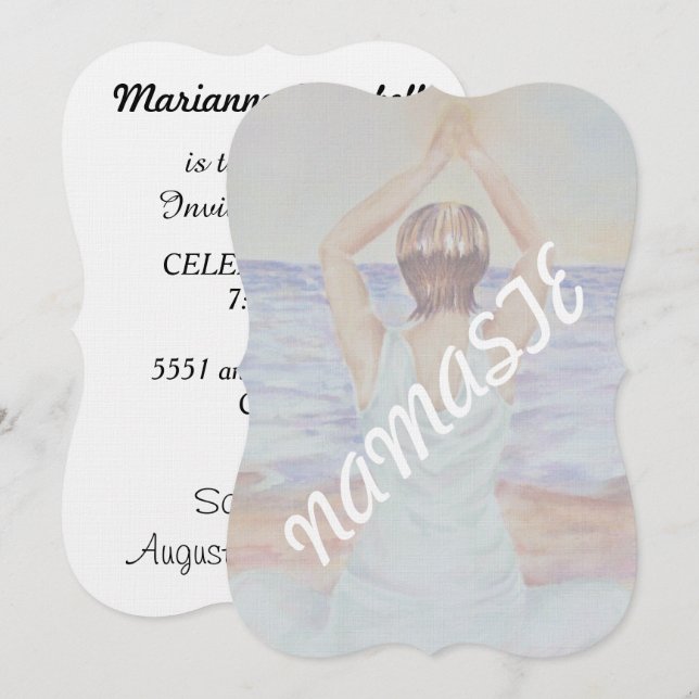 YOGA POR FAVOR | INVITACION (Anverso / Reverso)