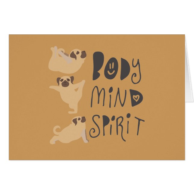 Yoga Pugs (Anverso (Horizontal))