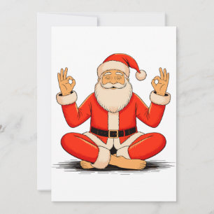 Yoga Santa Namaste Meditación Navidad Vacaciones