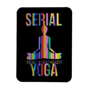 yoga serie - imán