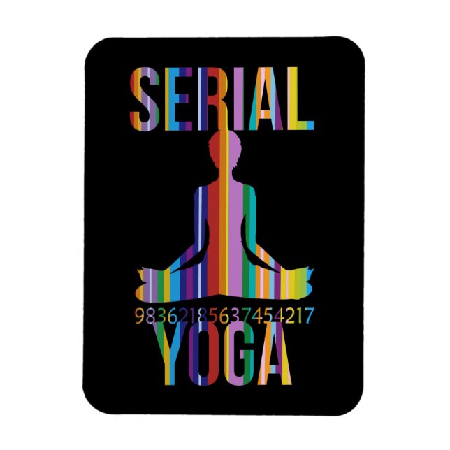 yoga serie - imán (Vertical)