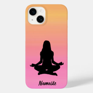 Yoga Sunset Rosa y Naranja iPhone 11 Funda