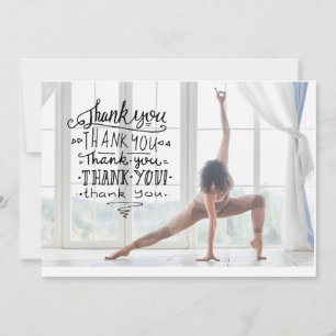 Yoga Tarjeta de agradecimiento