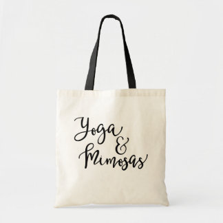 Yoga y la bolsa de asas de los Mimosas