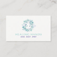 Yoga y tarjetas de visita de Reiki