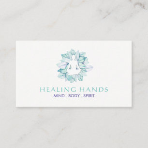 Yoga y tarjetas de visita de Reiki