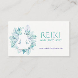 Yoga y tarjetas de visita de Reiki