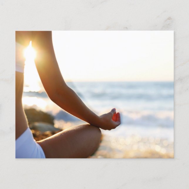 Yoga Zen Naturaleza Medición masaje Volante (Frente)