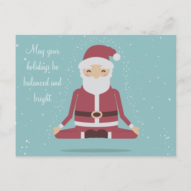 Yogi Santa - Tarjeta postal de Navidades personali (Anverso)
