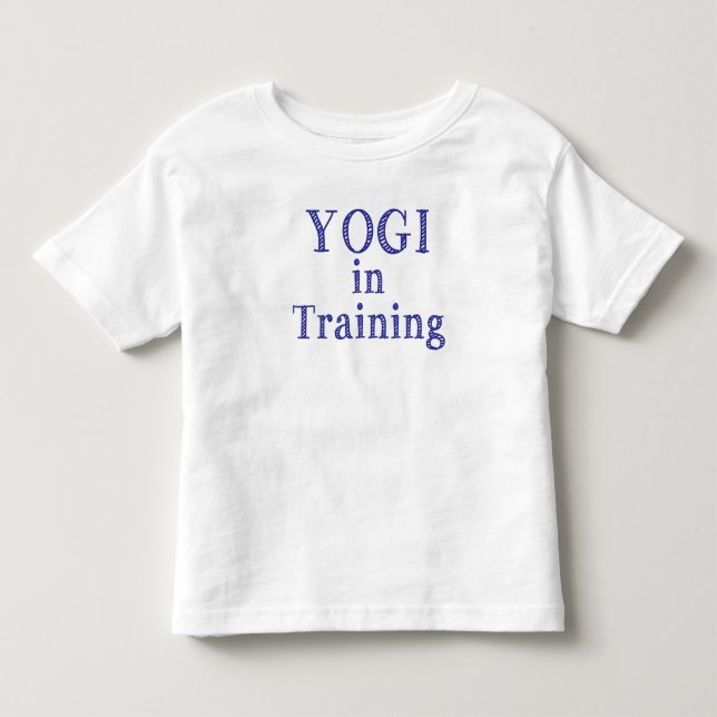 Yogui en camiseta del niño del entrenamiento (Anverso)