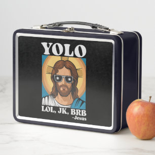 YOLO LOL JK BRB Jesús Divertida Pascua