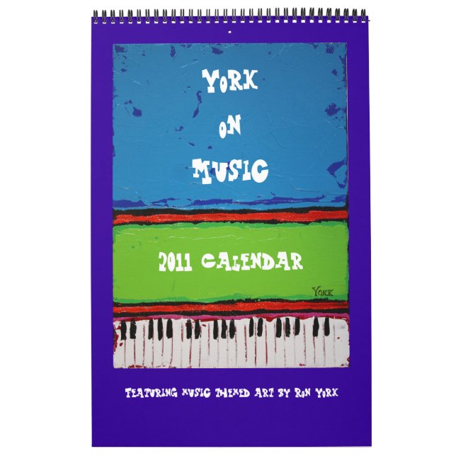 York en Música, calendario 2011 (Tapa)