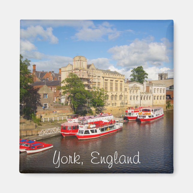 York, Inglaterra, imán de nevera (Frente)