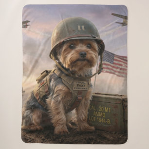 Yorkie Heroico Fuerzas Especiales Manta Sherpa