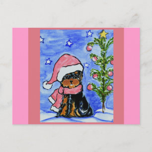 Yorkie Poo de Navidad