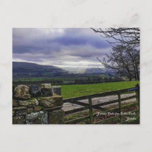 Yorkshire Dales de la postal del castillo de Bolto
