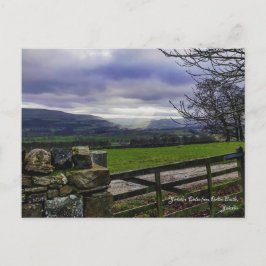 Yorkshire Dales de la postal del castillo de Bolto