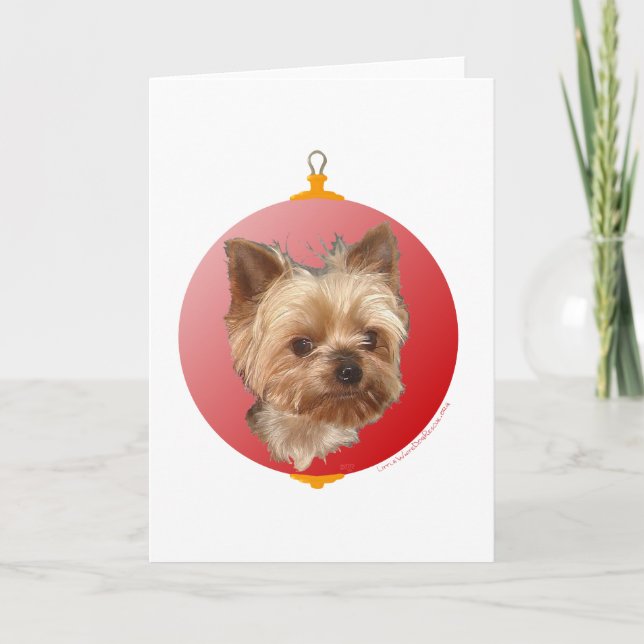 Yorkshire Terrier Navidad (Anverso)