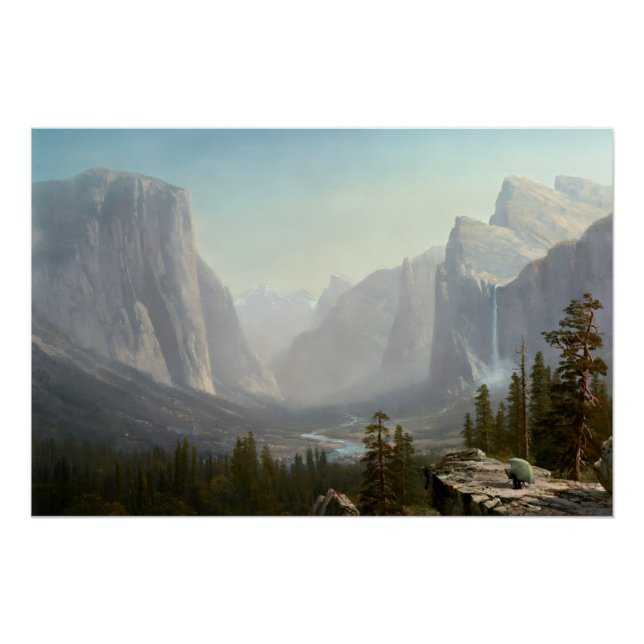 Yosemite (1875) - Póster de Albert Bierstadt (Anverso)
