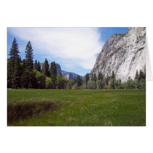 Yosemite en Springtime: Vista de la pradera (Anverso (Horizontal))