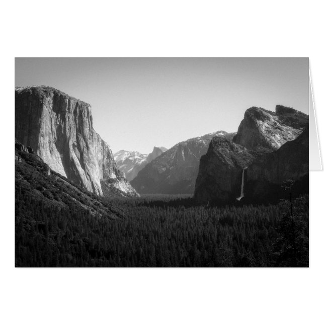 Yosemite Valley desde Tunnel View (Anverso (Horizontal))