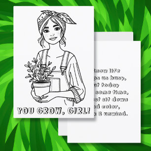 You Grow, Girl    Cita de planta y coloración de j
