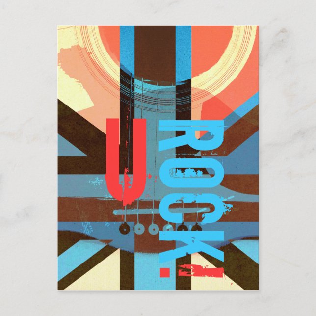 You Rock - postal clásica británica (Anverso)