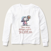 You Were Magic Once Kids Polo | Cute Doodle Art |