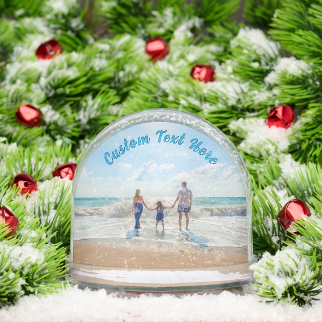 Your Family Photo with Custom Text Personalized (Navidad)
