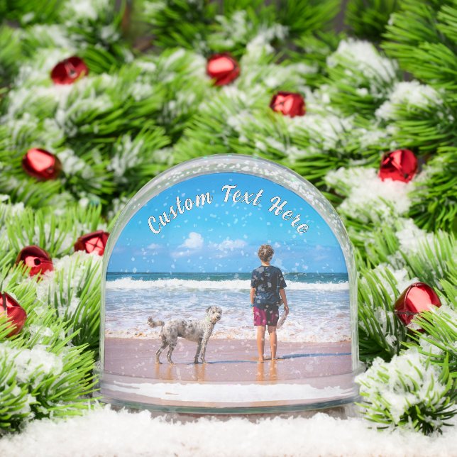 Your Pet Photo with Custom Text Personalized (Navidad)