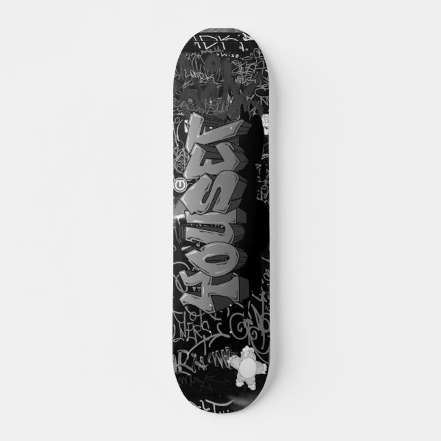 Yousef Graffiti Personalizado Skateboard (Anverso )