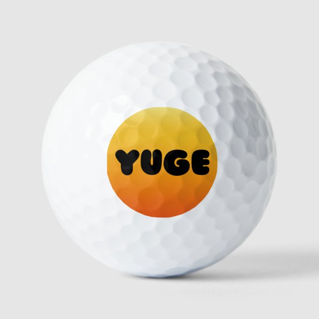 ¡YUGE! PELOTA DE GOLF (Anverso)