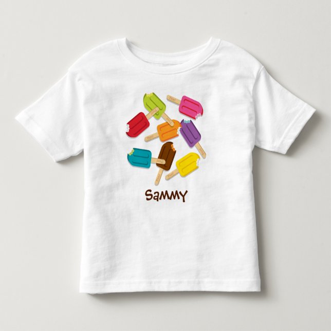 ¡Yum! Camiseta del niño del Popsicle (Anverso)