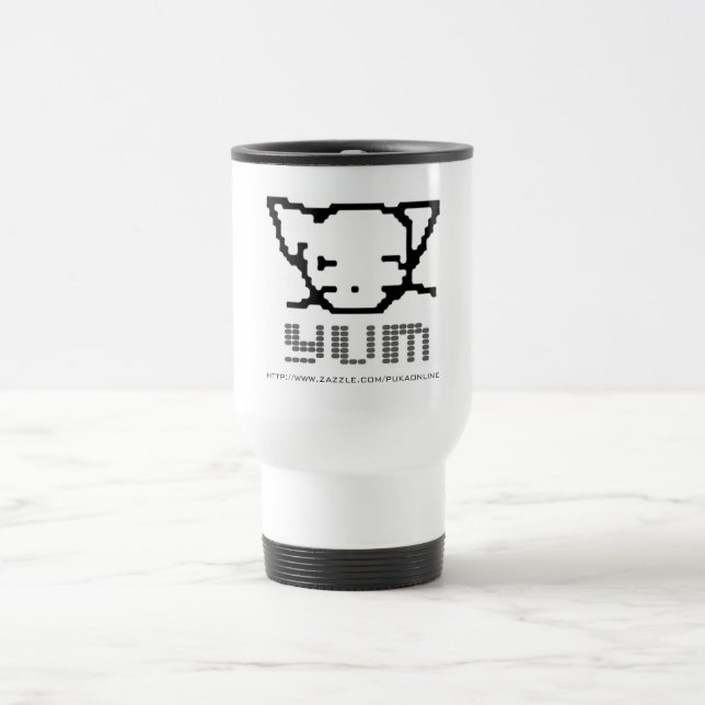 Yum taza del viaje del gatito (Centro)
