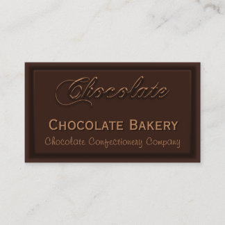Yummy Creamy Chocolery Bakery Tarjetas de visita