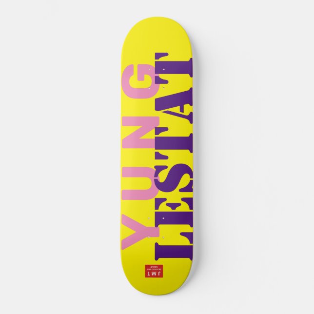 YUNG LESTAT OFICIAL Skateboard (Anverso)