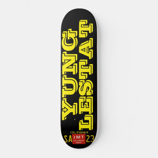 YUNG LESTAT OFICIAL Skateboard (Anverso)