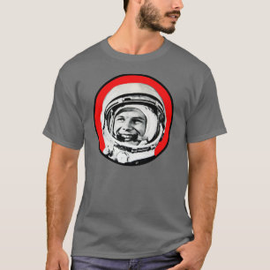 Yuri Gagarin - Héroe soviético y camiseta comona