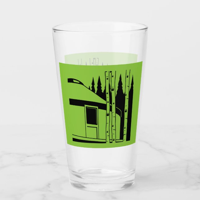 Yurta viviendo en la naturaleza (Anverso)