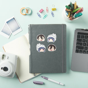 Yuru Camp Rin Set Pegatina