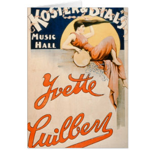 'Yvette Guilbert (c.1869-1944) en Koster y Bial