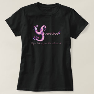 Yvonne chica nombre y significado camiseta monográ