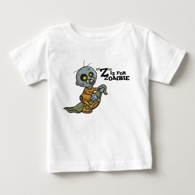 "Z" es para la camiseta del infante Zombie (niños) (Anverso)