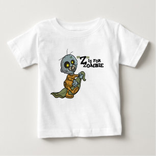 "Z" está para la camiseta infantil del zombi