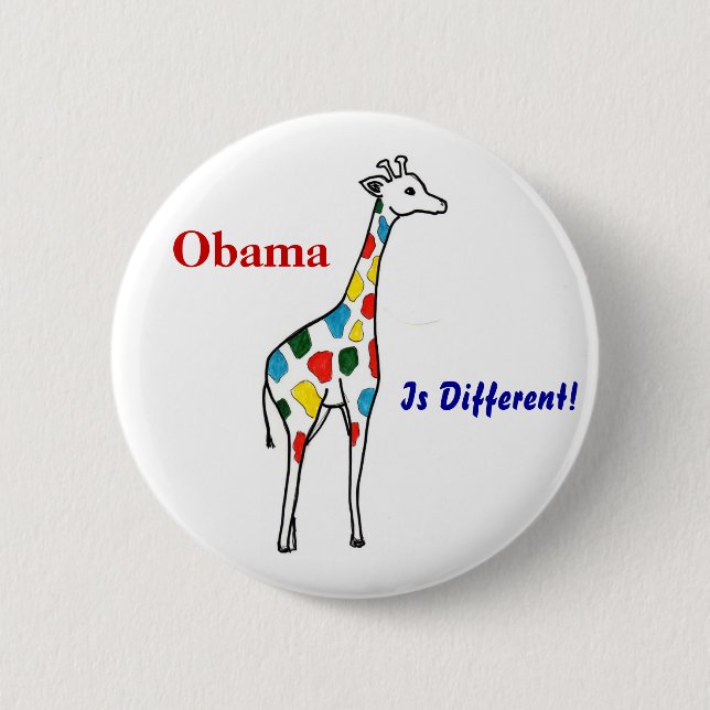 ¡Z Obama, es diferente! Botón (Anverso)