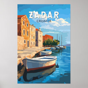 Zadar Croacia Viajes Arte Vintage