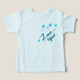 Zain Your – Azul y Negro Lettering de Pincel Amor 