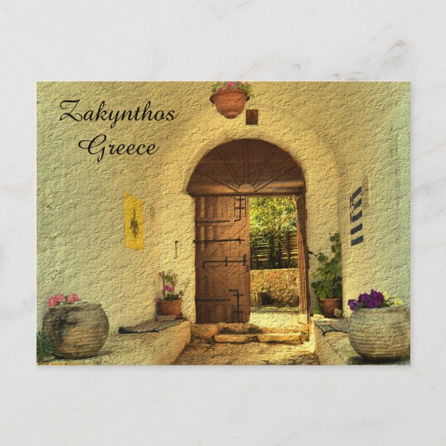 Zakynthos, postal de Grecia (Anverso)